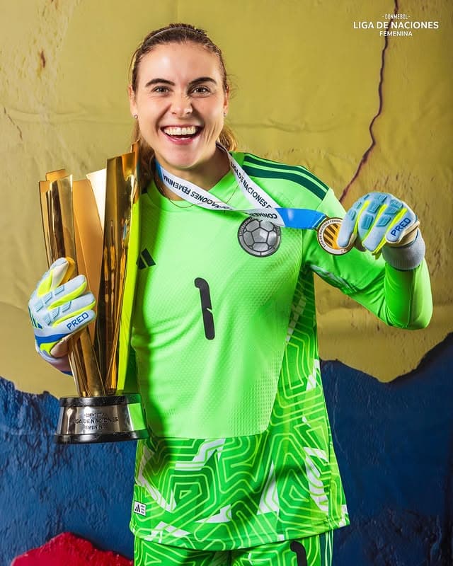 Catalina Pérez, campeona de la CONMEBOL Liga de Naciones